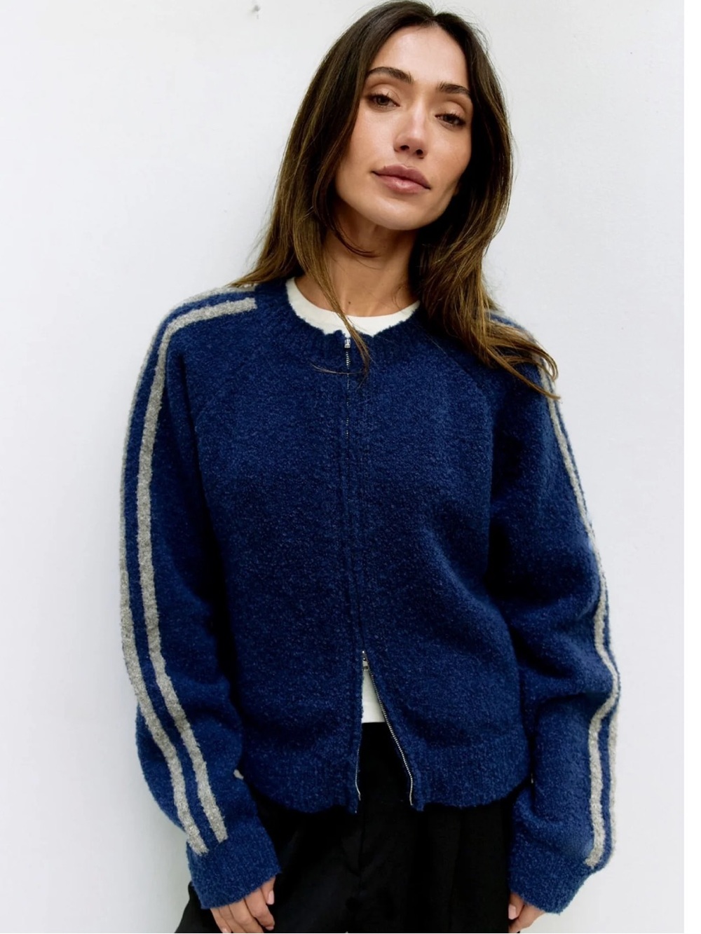 Navy Reba Cardigan